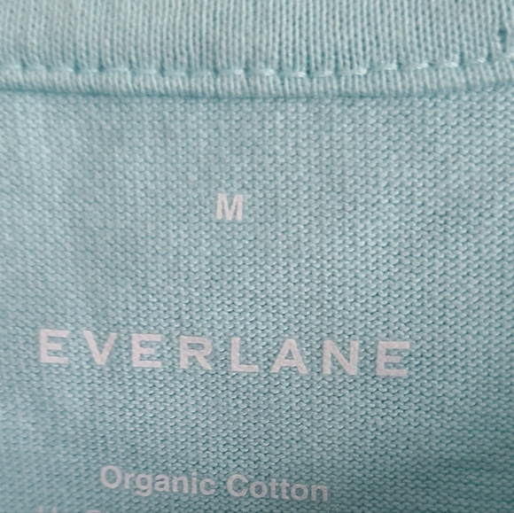 Everlane Premium Weight Relaxed T-shirt Aquamarine size Medium - Picture 4 of 4